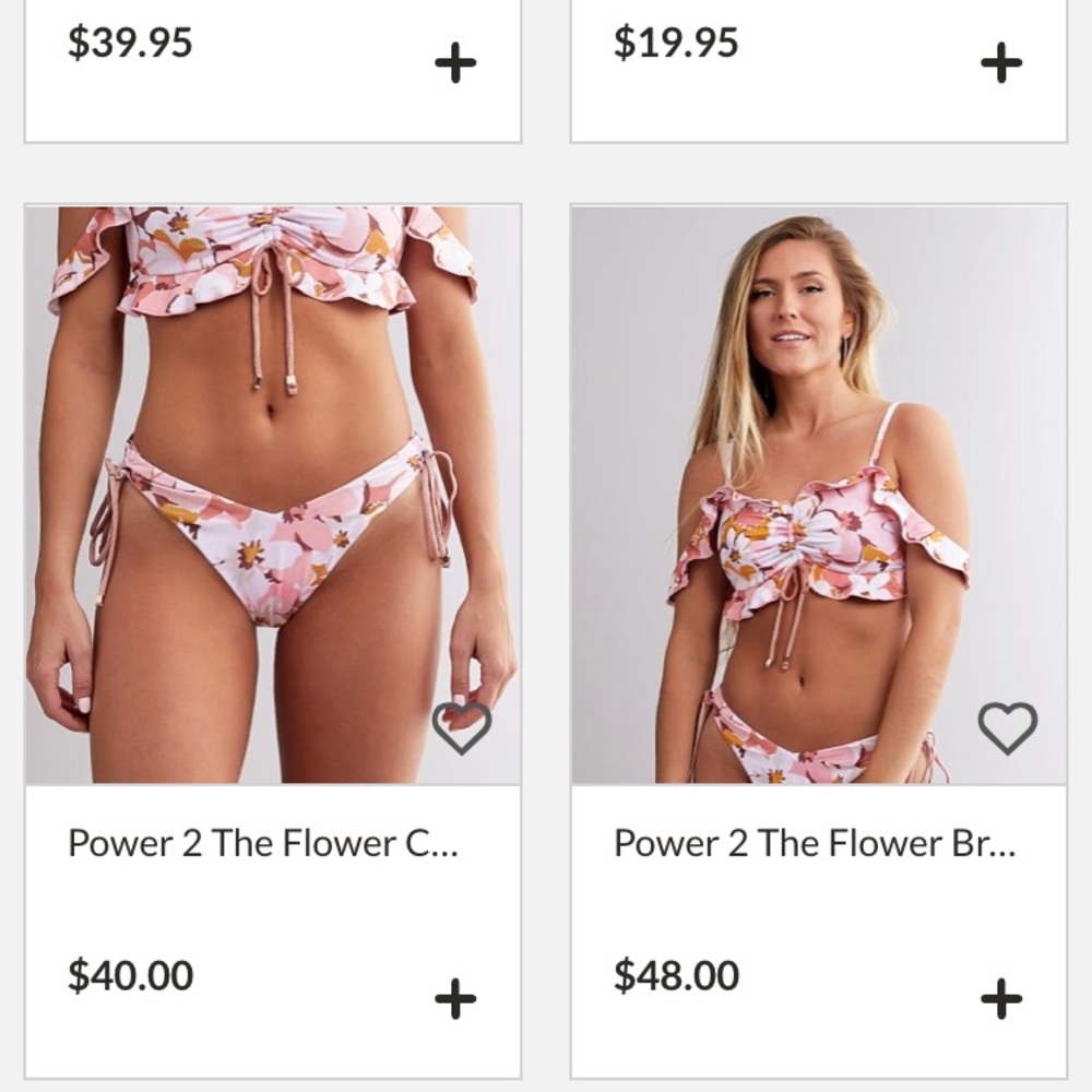 Swim top Power to the Flower from the Buckle - Picture 2 of 5
